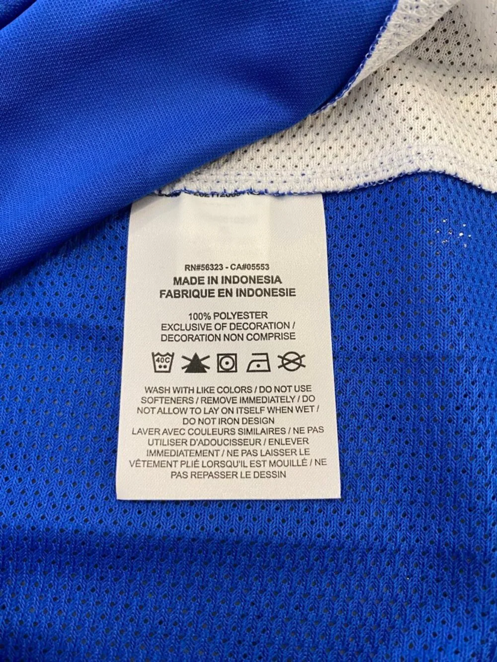 NIKE Kids Boys Challenge V Soccer Jersey - NWT - X-Large Royal Blue White Shirt